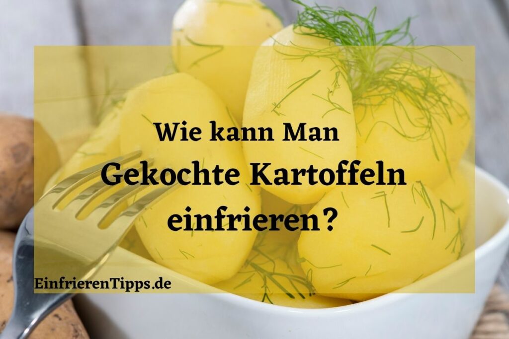 Gekochte Kartoffeln einfrieren Tipps und Tricks Einfrieren Tipps