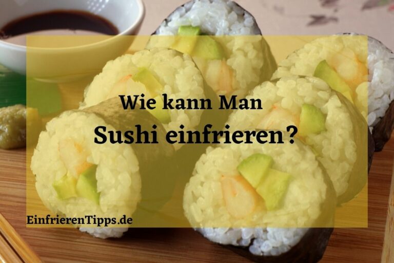 Thunfisch haltbar machen Tipps zum Einfrieren Einfrieren Tipps