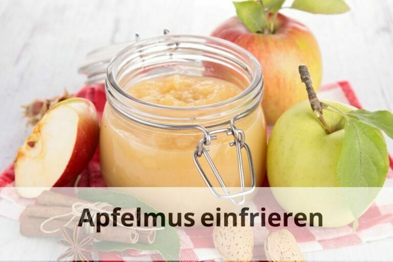 Apfelmus einfrieren und immer frisch genießen Einfrieren Tipps