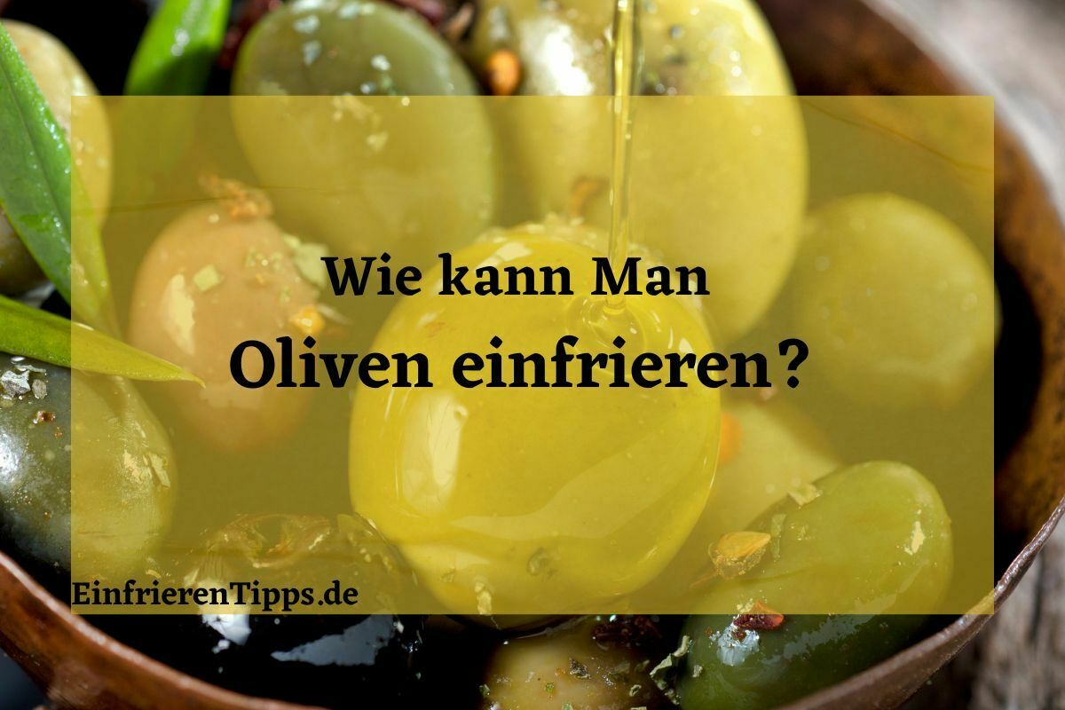 Oliven haltbar machen: Einfrieren als Alternative | Einfrieren Tipps