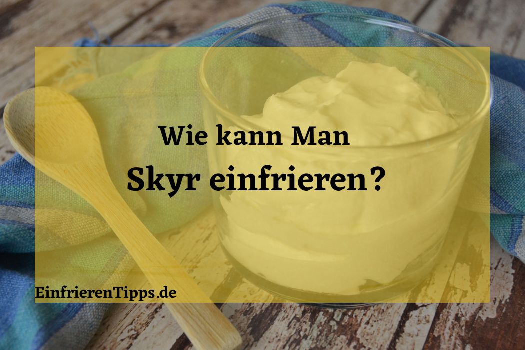 Kann man wirklich Crème Fraîche einfrieren? 🤔 Einfrieren Tipps