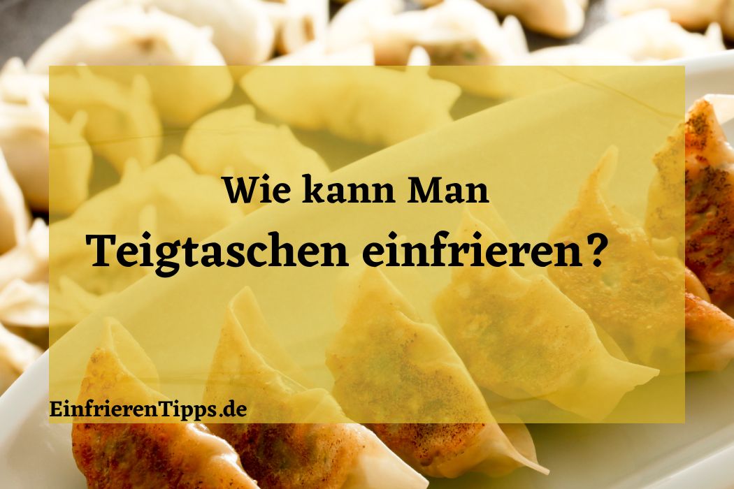 Sparen Sie Zeit Einfrieren von Teigtaschen leicht gemacht