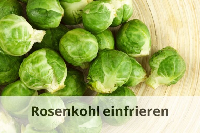 Rosenkohl problemlos einfrieren So funktioniert