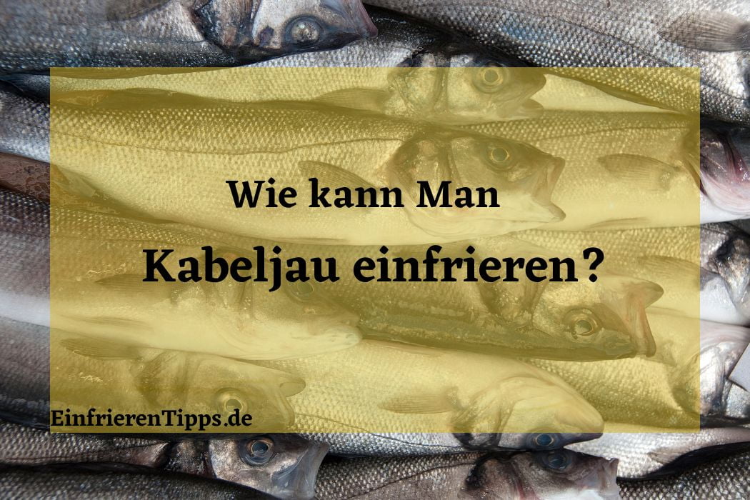 Kabeljau einfrieren: So geht&amp;#39;s richtig! | Einfrieren Tipps