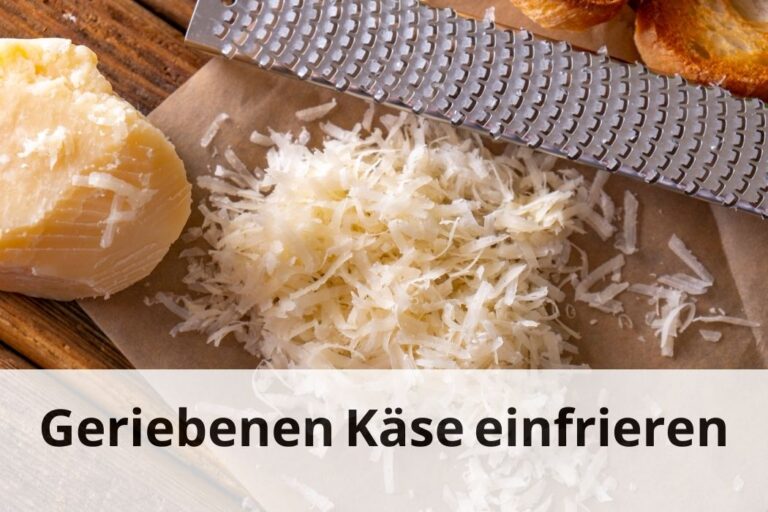 Geriebener Käse Frisch halten durch Einfrieren! 🧀 Einfrieren Tipps