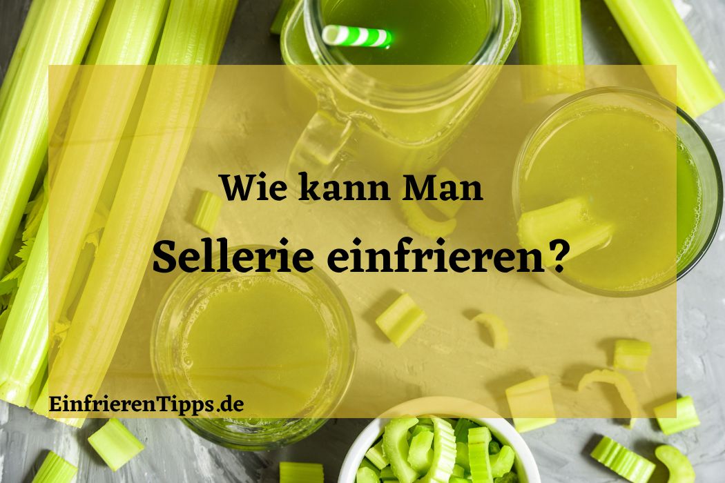 Sellerie einfrieren: 🥦 Tipps und Tricks für die Haltbarkeit ... Sellerie einfrieren: 🥦 Tipps und Tricks für die Haltbarkeit ...