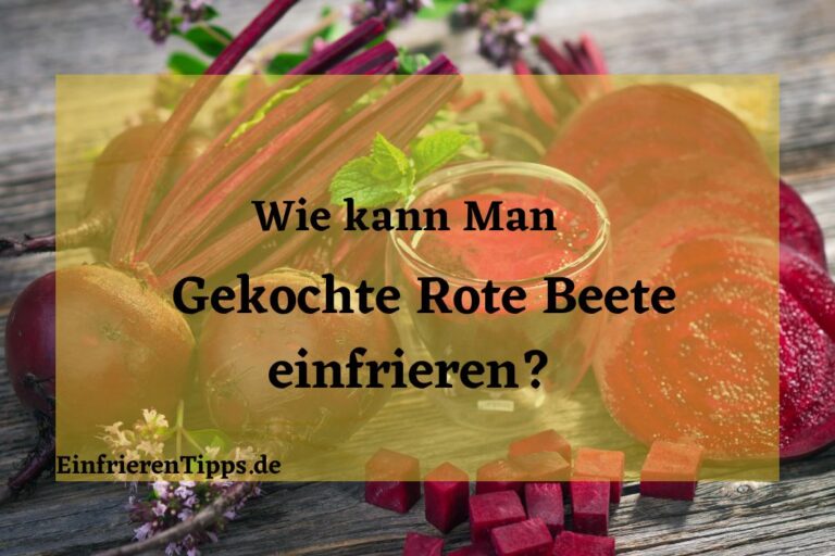 Kann man Spinat einfrieren? So bleibt er frisch und lecker. Einfrieren Tipps