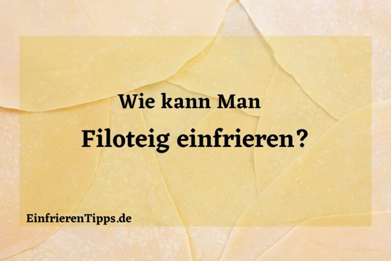 Praktische Tipps: Kann man Bratensoße einfrieren? | Einfrieren Tipps