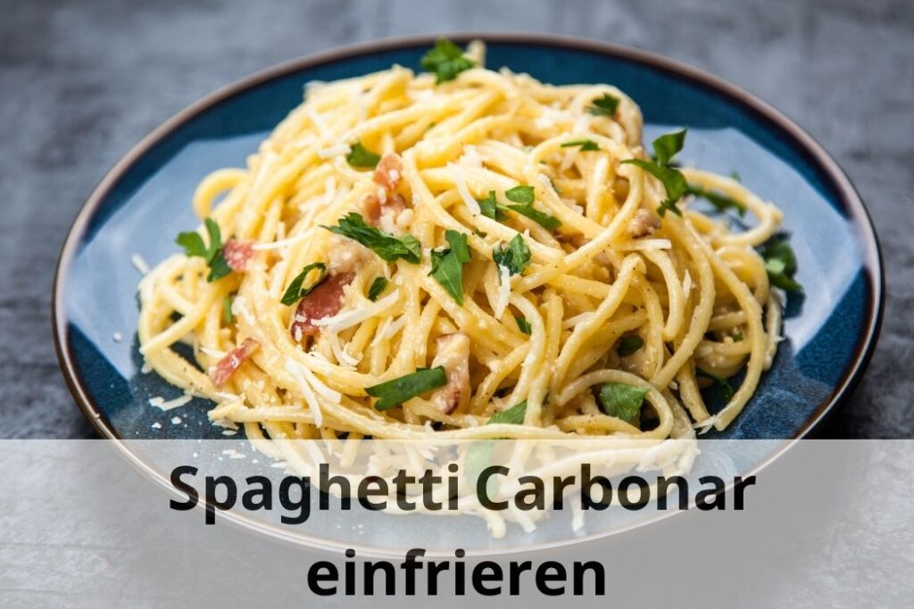 Schnell & Lecker Spaghetti Carbonara für später einfrieren! Einfrieren Tipps