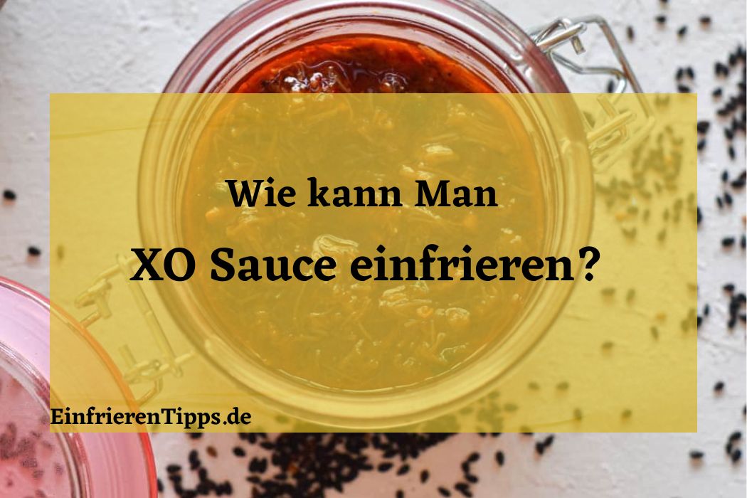 XOSauce haltbar machen Einfrieren leicht gemacht 🧊 Einfrieren Tipps