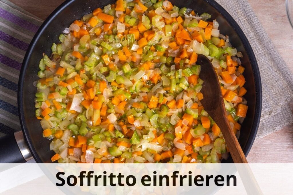 Immer bereit fürs Kochen Soffritto einfrieren 🍲 ️ Einfrieren Tipps